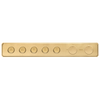 Traditional High Flow Push Button Thermostatic Trim - 5 Outlet