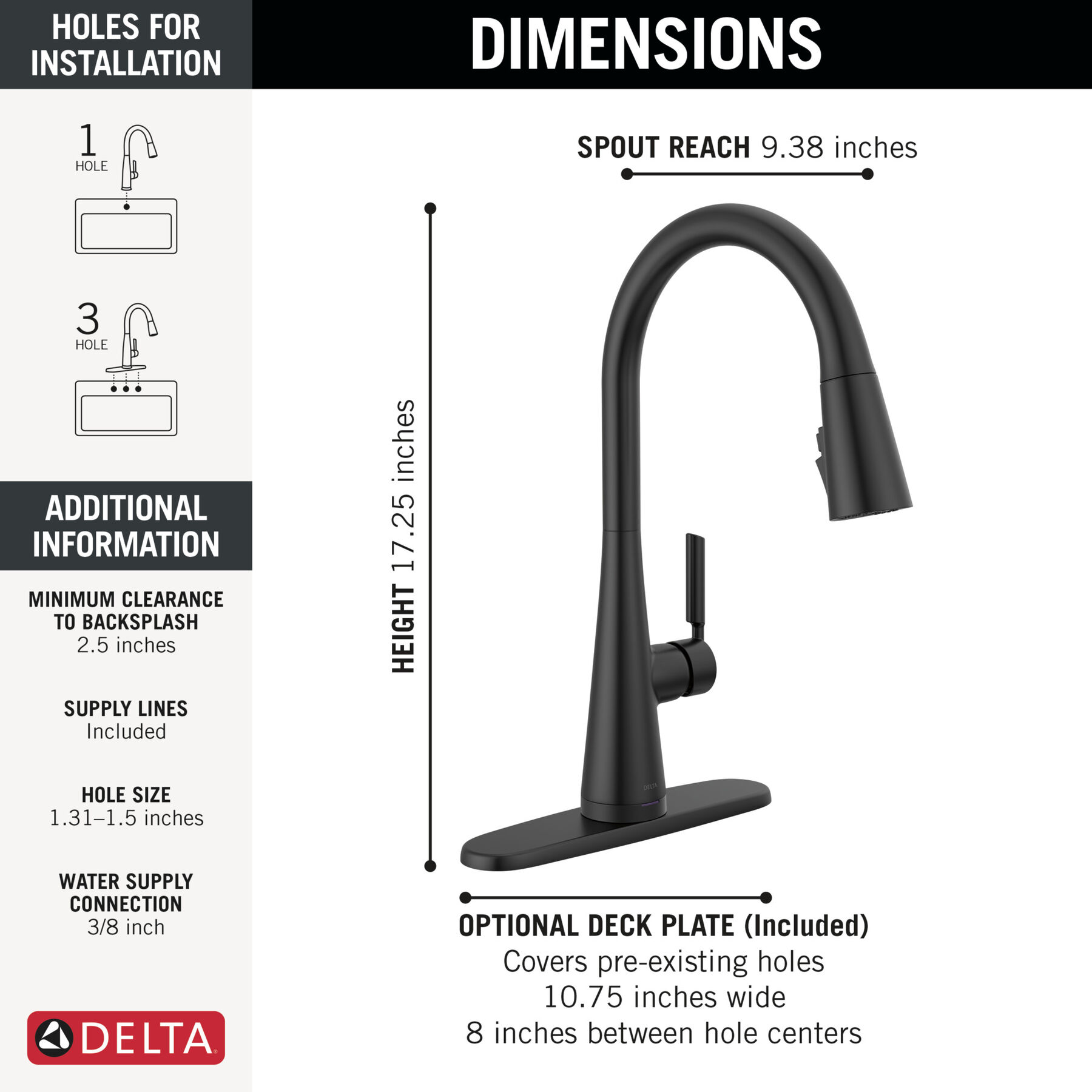 Single Handle Pull-Down Touch<sub>2</sub>O&reg; Technology Kitchen Faucet with Touchless Technology
