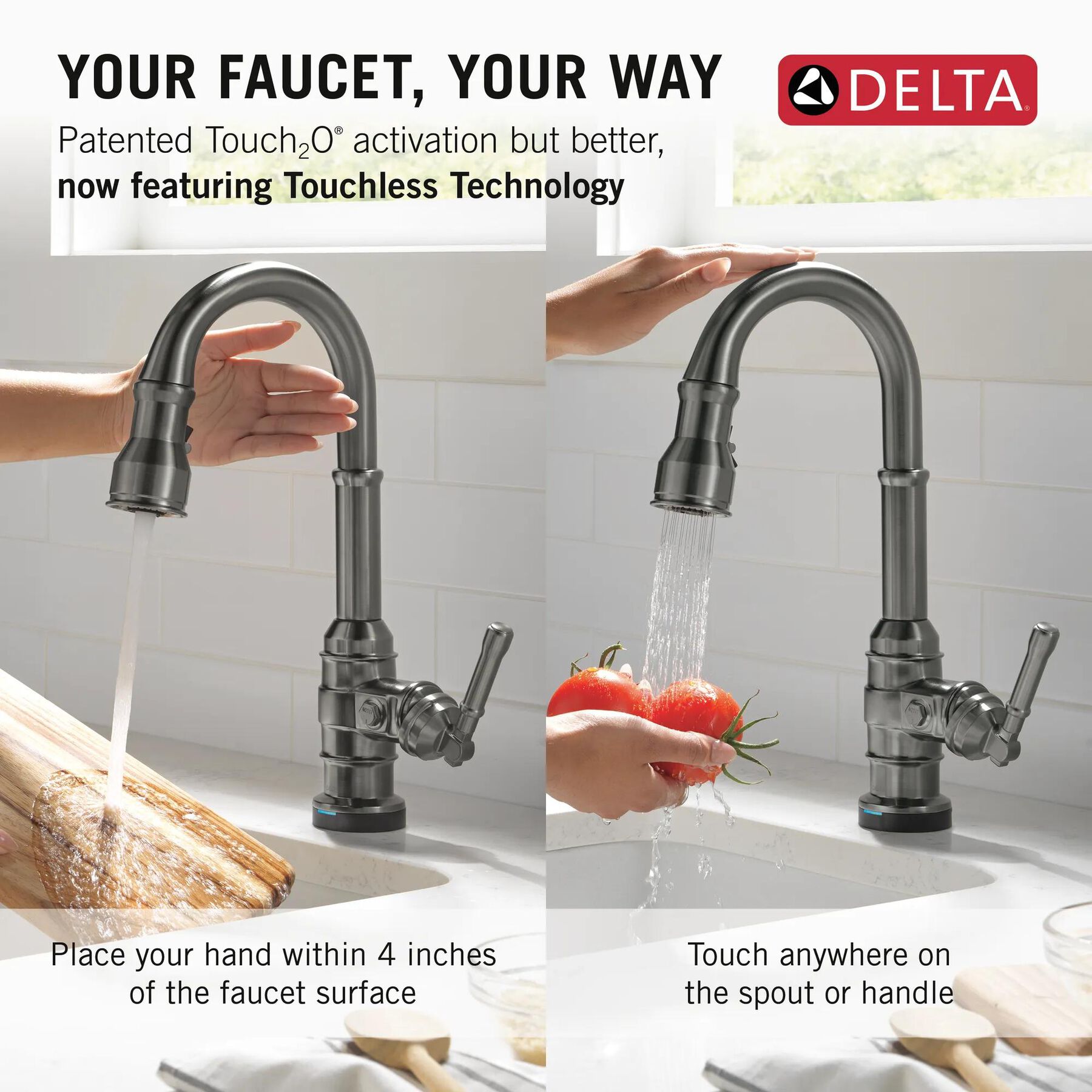 Touch2O&reg; Bar / Prep Faucet with Touchless Technology