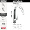 Single Handle Pull Down Kitchen Faucet with Touch2O Technology