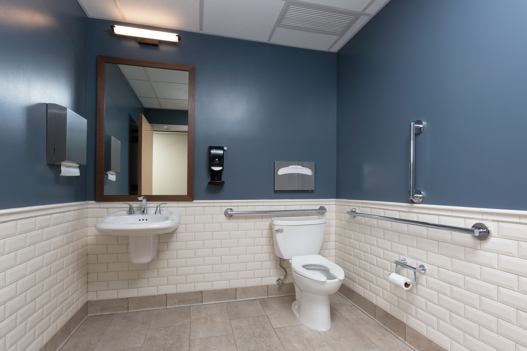 42" Angular Modern Decorative ADA Grab Bar