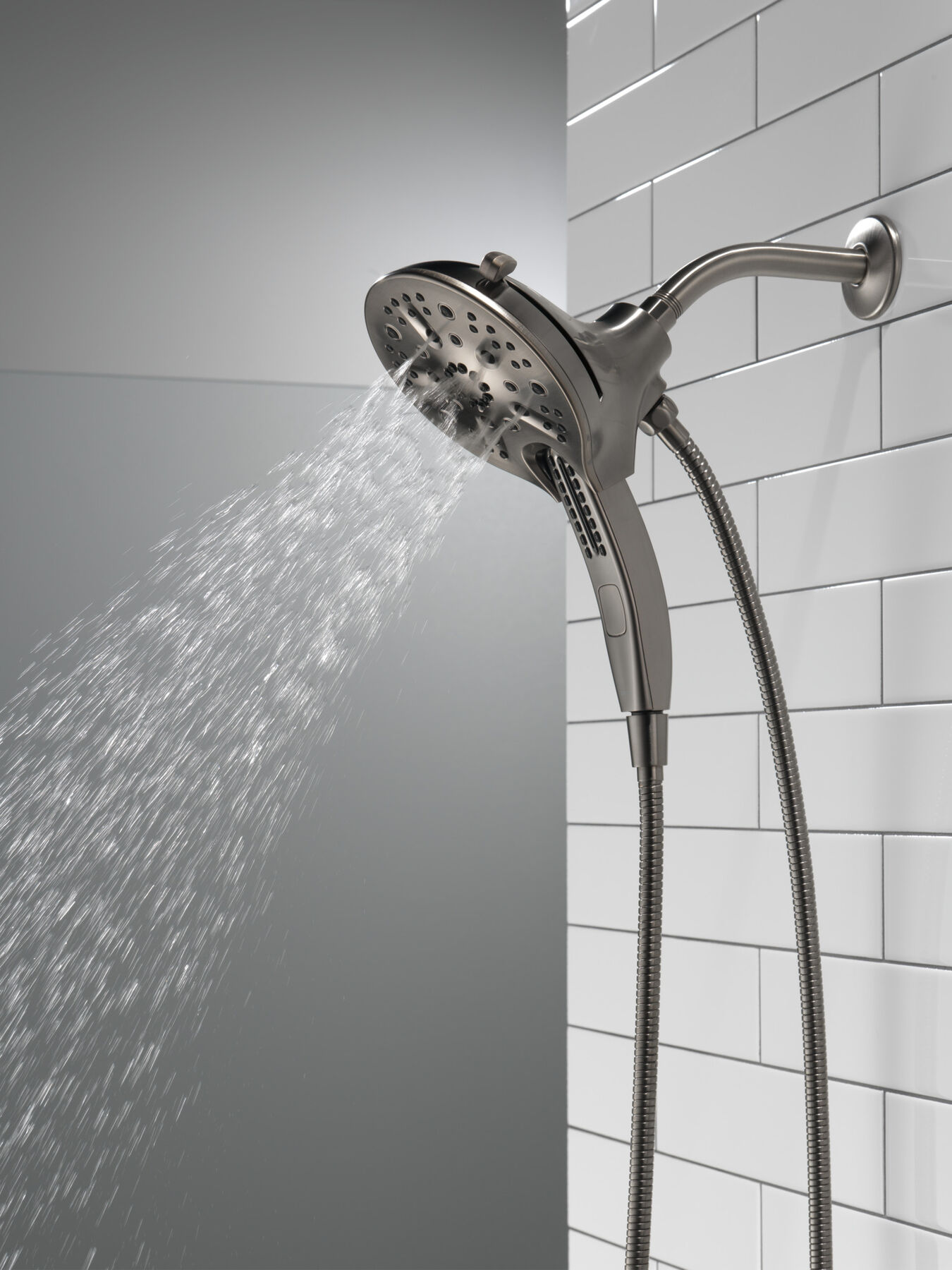 In2ition&reg; H<sub>2</sub>Okinetic&reg; 5-Setting Two-in-One Shower