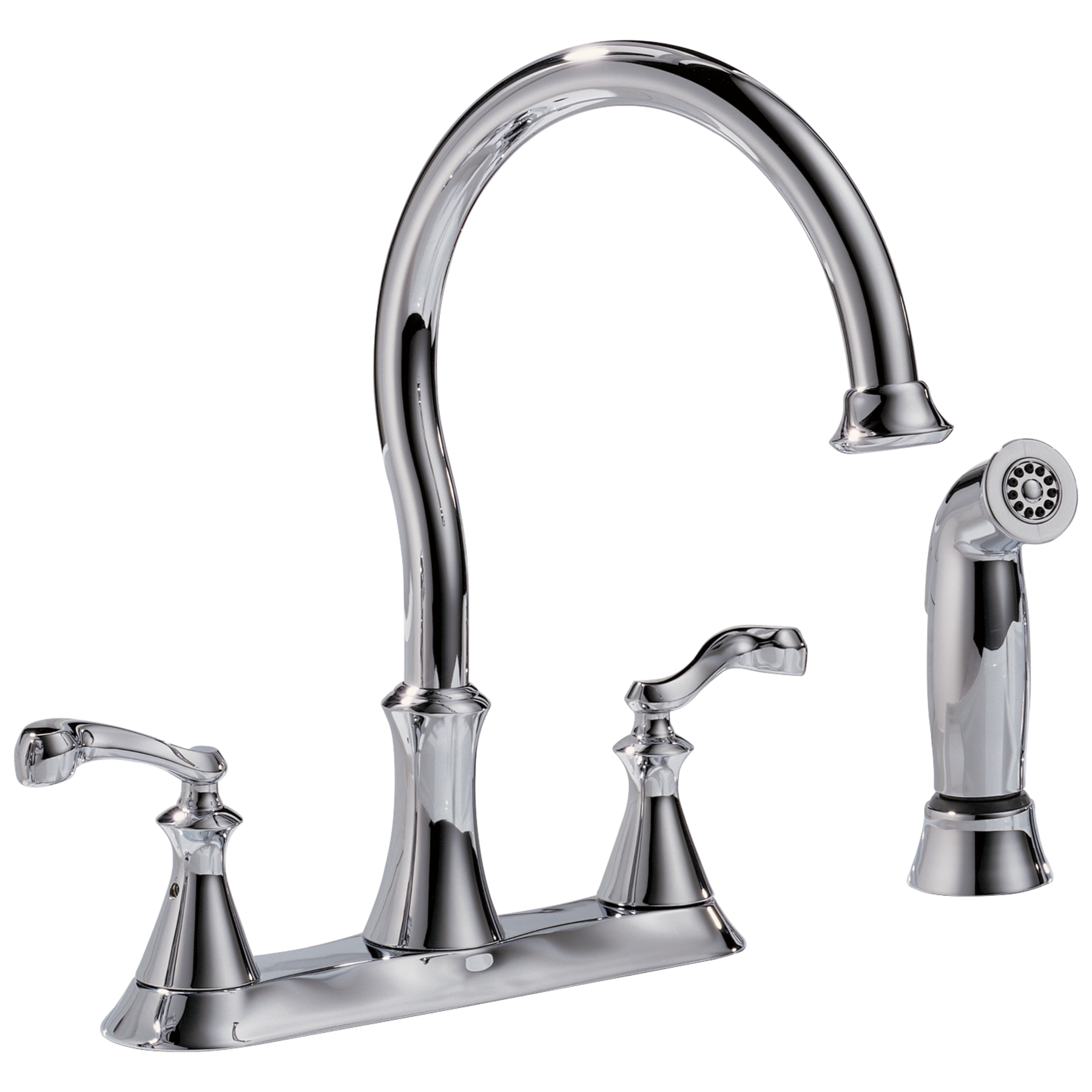 Two Handle Kitchen Faucet with spray