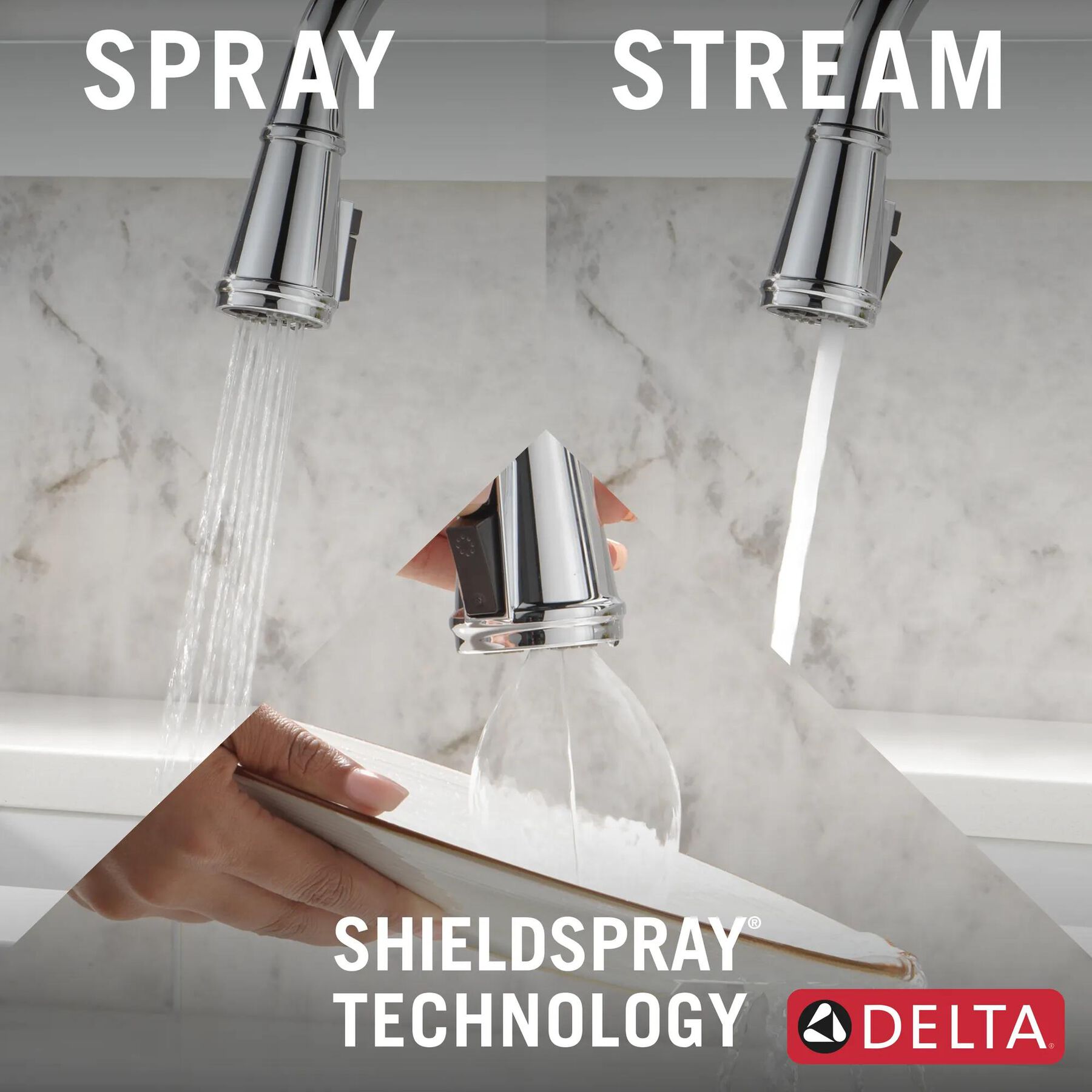 Single Handle Pull-Down Kitchen Faucet with Touch<sub>2</sub>O&reg; Technology and ShieldSpray&reg; Technologies