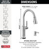 Pull-Down Kitchen Single Handle with Soap Dispenser Bundle