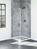 36&rdquo;x36&rdquo; Stainless Corner Shower Enclosure