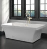 60'' x 32'' Freestanding Tub with Integrated Waste and Overflow