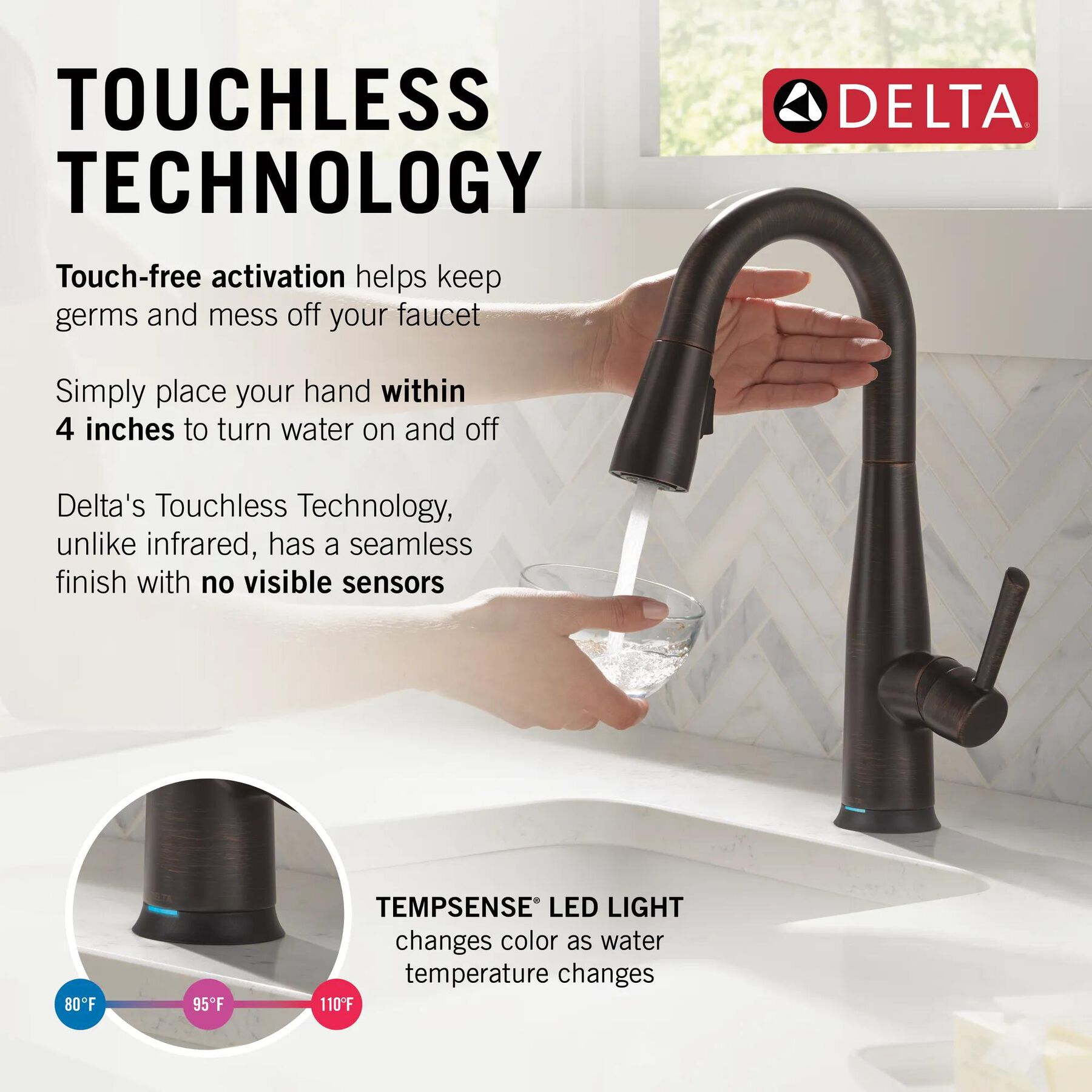Touch2O&reg; Bar / Prep Faucet with Touchless Technology