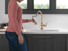Single Handle Pull-Down Kitchen Faucet With Touch<sub>2</sub>O&reg;  Technology