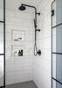 H2Okinetic&reg; 5-Setting Contemporary Raincan Shower Head