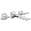 Two-Handle Wall Mount Bathroom Faucet Trim