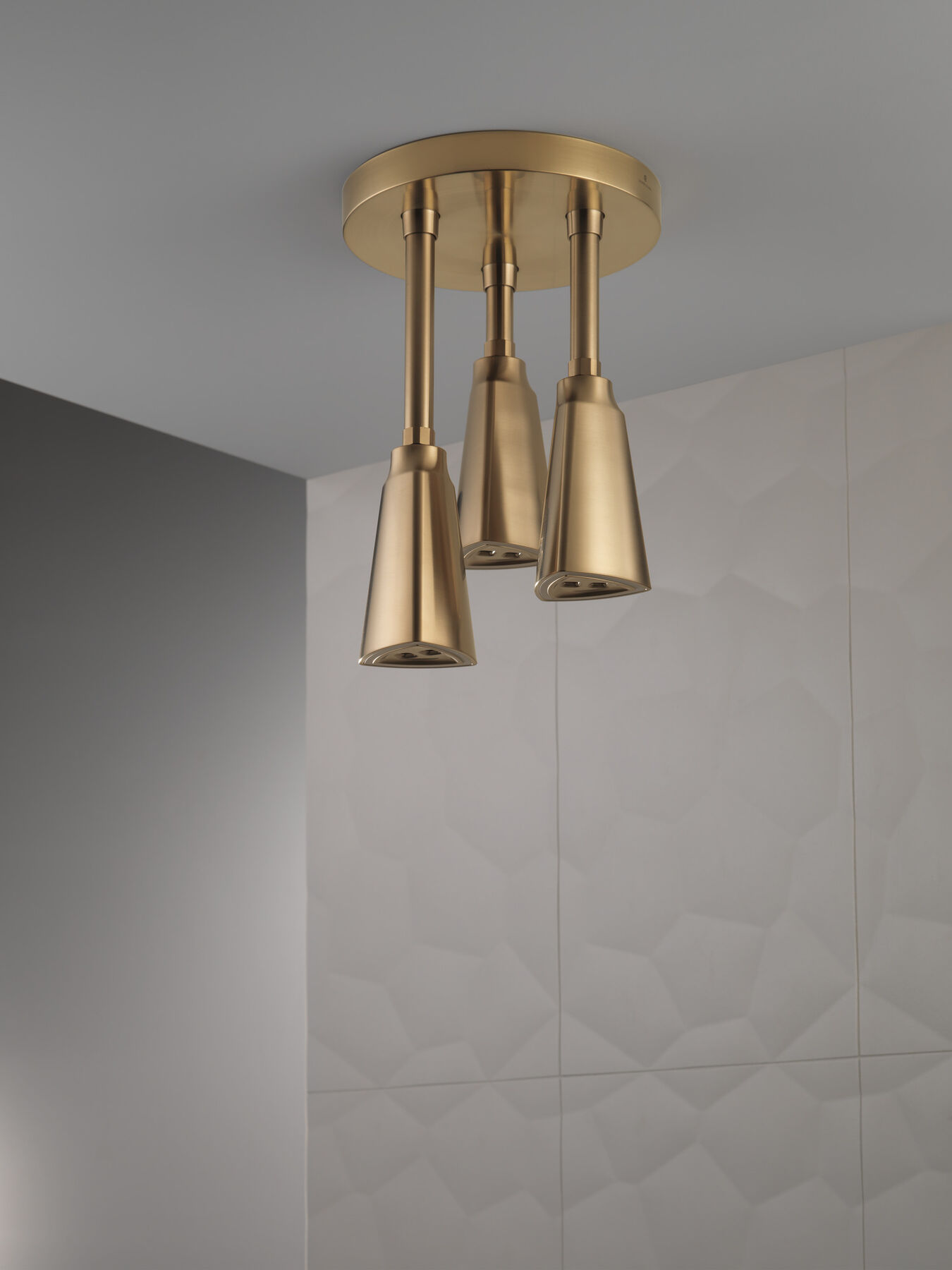 H2Okinetic&reg; Pendant Raincan Shower Head with LED Light