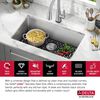 32&rdquo; Undermount Stainless Steel Single Bowl Kitchen Sink&nbsp;with Accessories