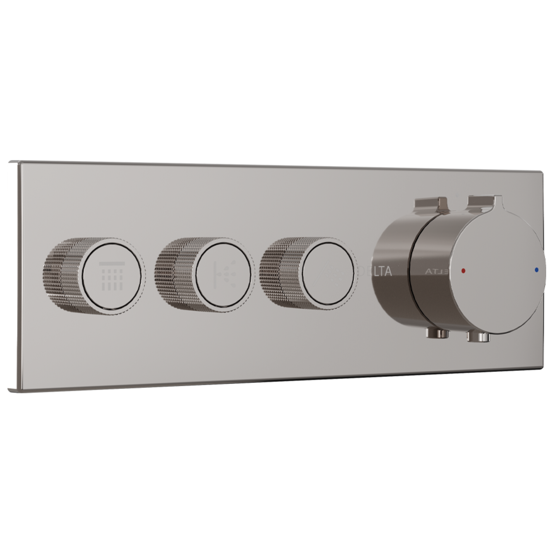 High Flow Push Button Themrostatic Trim 3 Outlet