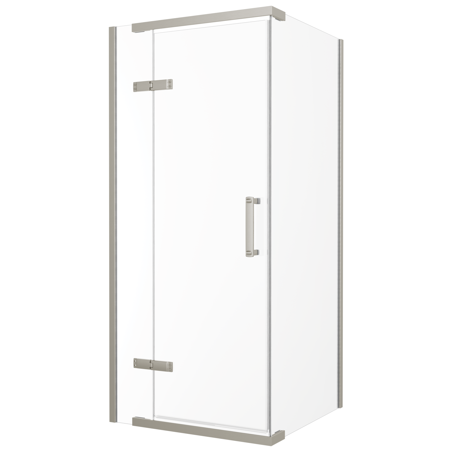 36&rdquo;x36&rdquo; Stainless Corner Shower Enclosure