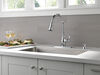 Single Handle Pull-Down Kitchen Faucet with Soap Dispenser and ShieldSpray
