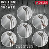 In2ition&reg; H<sub>2</sub>Okinetic&reg; 5-Setting Two-in-One Shower
