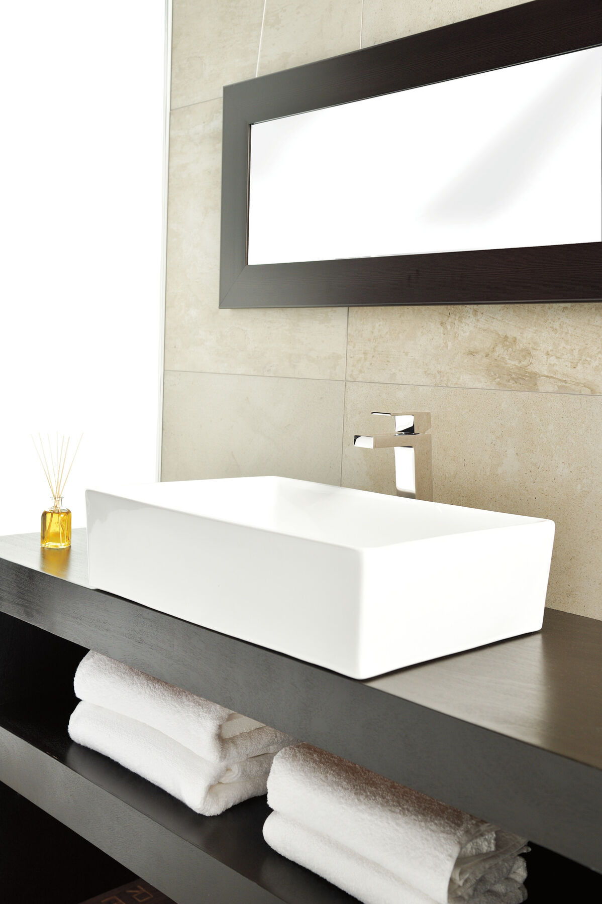 Single Handle Vessel Bathroom Faucet