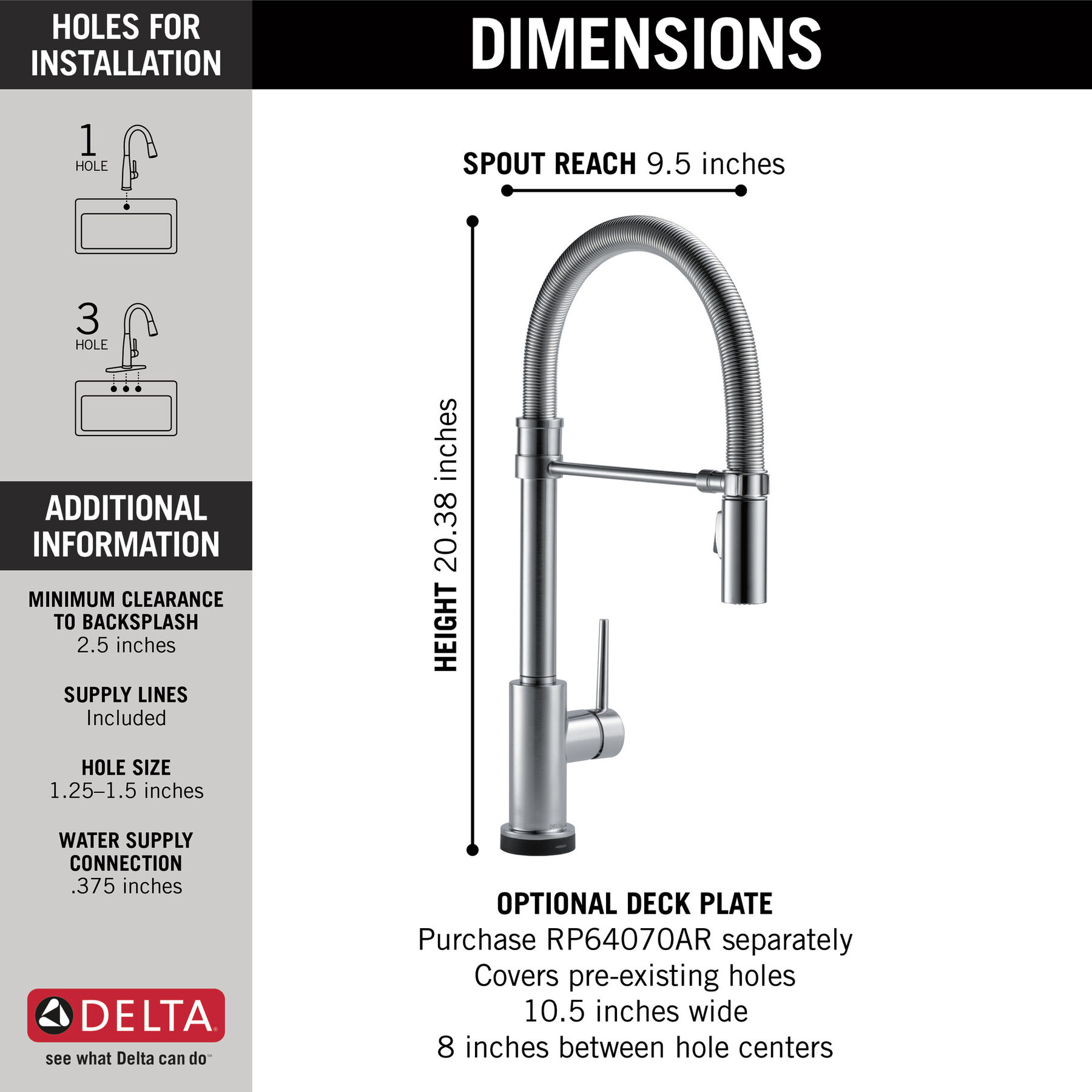 Single Handle Pull-Down Spring Spout Kitchen Faucet with Touch2O&reg; Technology