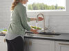 Single Handle Pull-Down Touch<sub>2</sub>O&reg; Technology Kitchen Faucet with Touchless Technology