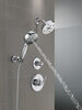 7-Setting Wall Mount Hand Shower with Cleaning Spray