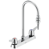 Two Handle 8" Deck Mount Laboratory Mixing Faucet