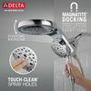 HydroRain&reg; H<sub>2</sub>Okinetic&reg; 5-Setting Two-in-One Shower Head