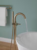 Contemporary Floor Mount Tub Filler Trim