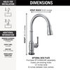 Touch<sub>2</sub>O&reg; Technology Kitchen Faucet with Touchless Technology