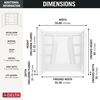 60"x30" Classic 500 Bathtub Wall