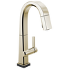 Single Handle Pull Down Bar/Prep Faucet With Touch2O Technology