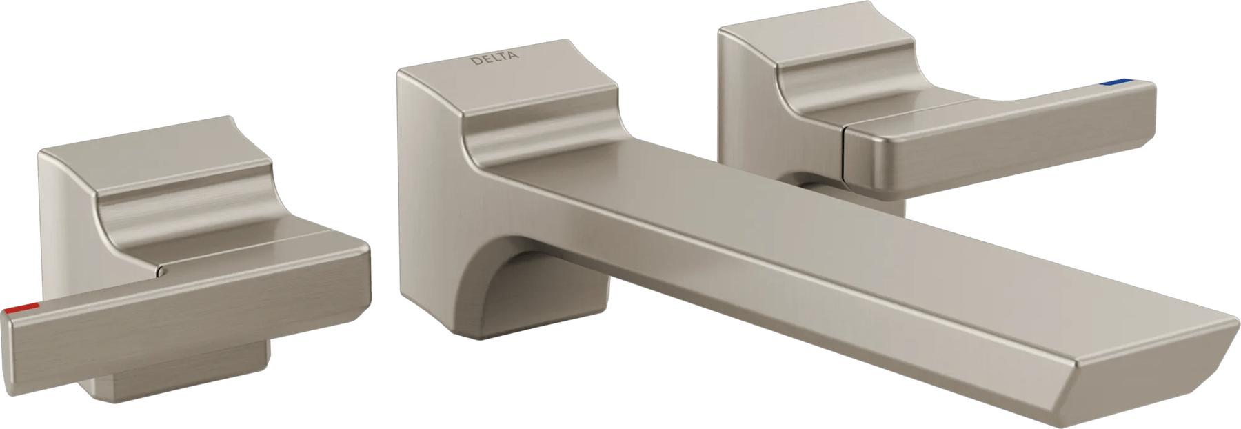 Two Handle Wall Mount Bathroom Faucet Trim (Recertified)