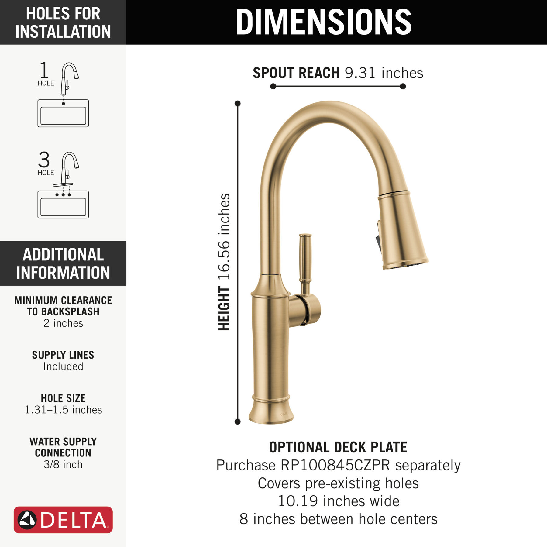 Single Handle Pull-Down Kitchen Faucet