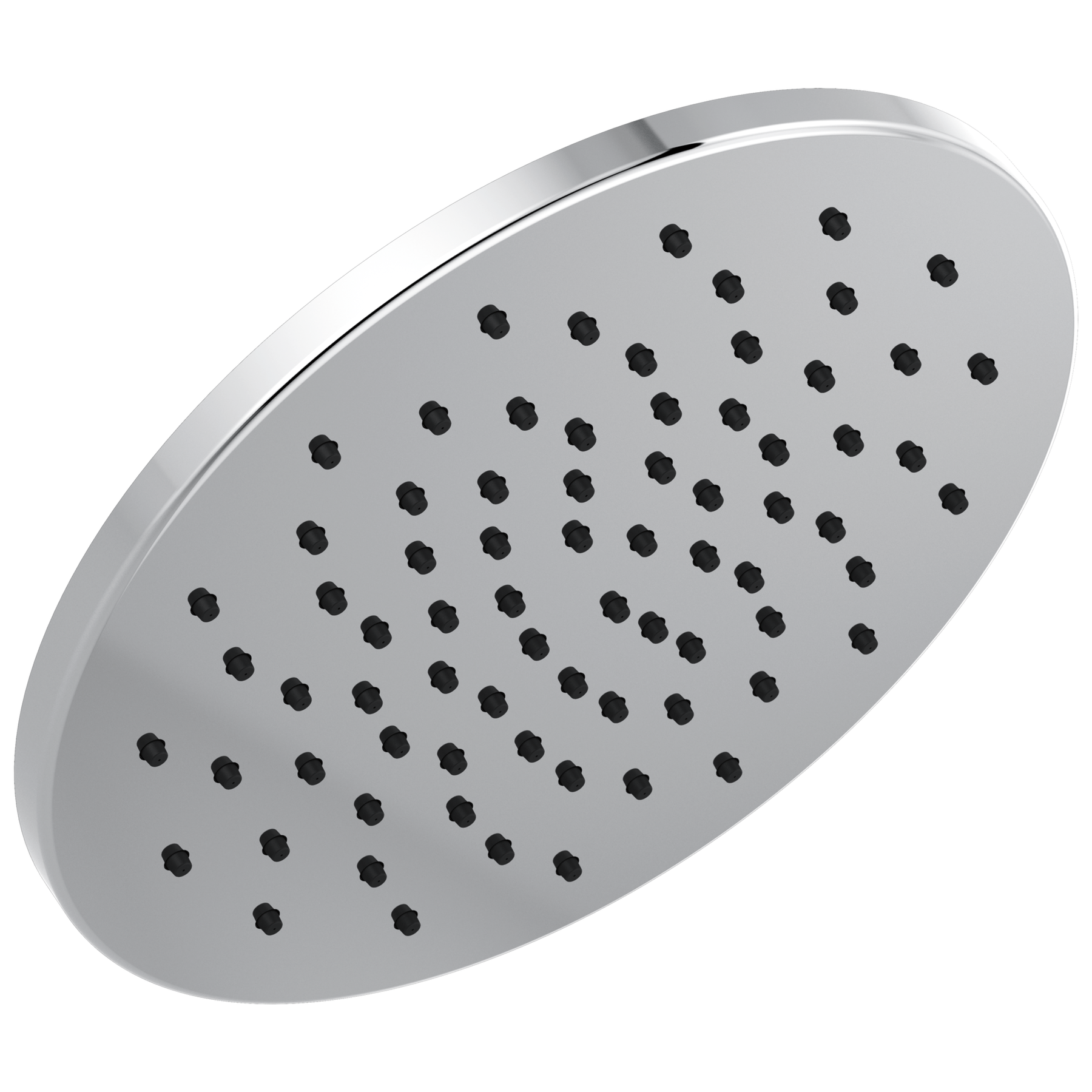 Single-Setting Metal Raincan Shower Head