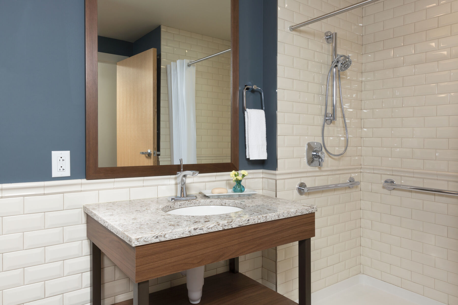 42" Angular Modern Decorative ADA Grab Bar