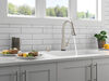 Single Handle Pull-Down Touch<sub>2</sub>O&reg; Technology Kitchen Faucet with Touchless Technology and Soap Dispenser