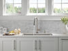 Single Handle Pull-Down Kitchen Faucet with Soap Dispenser and Touch<sub>2</sub>O&reg; Technology Technology