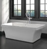 60'' x 32'' Freestanding Tub with Integrated Waste and Overflow