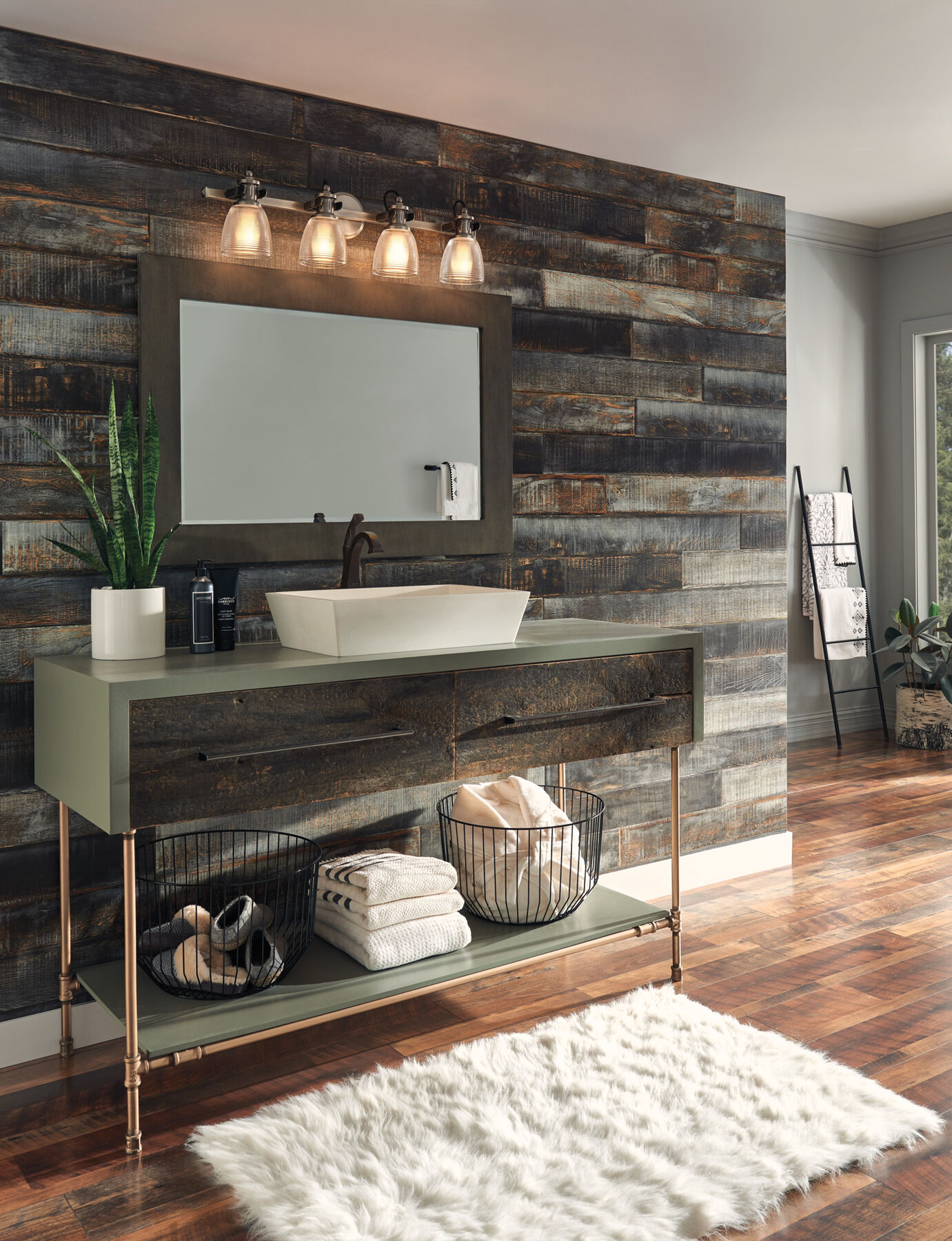 Single Handle Vessel Bathroom Faucet