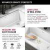 32&rdquo; Granite Composite Workstation Kitchen Sink Undermount Single Bowl with WorkFlow&trade; Ledge and Accessories