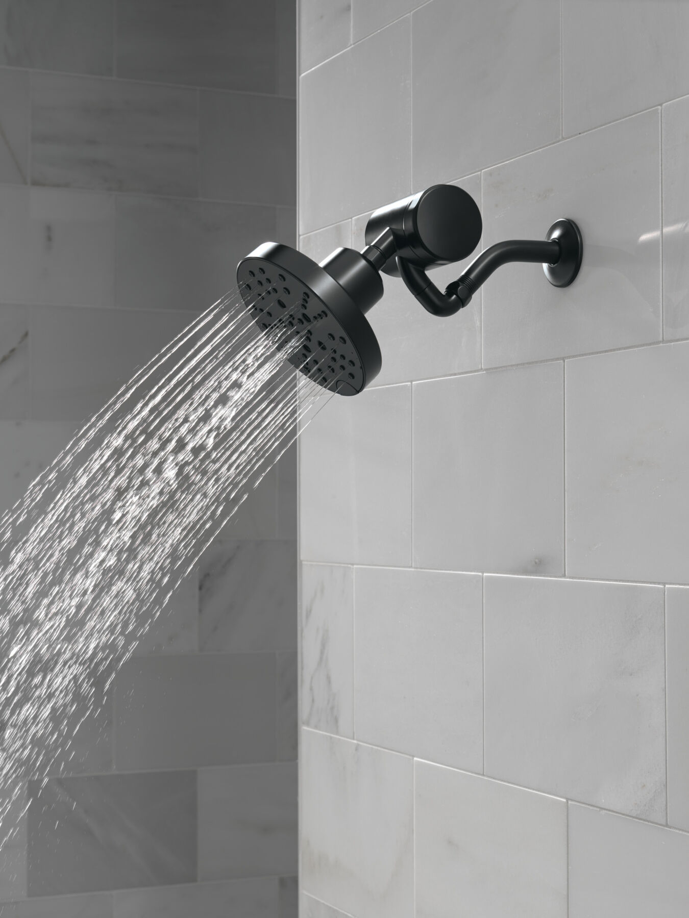 H2Okinetic&reg; 5-Setting Contemporary Raincan Shower Head
