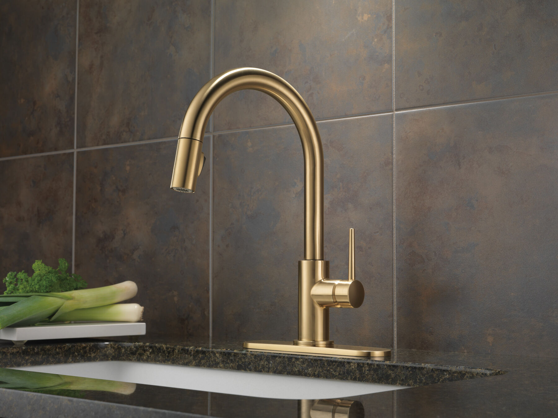 Single Handle Pull-Down Kitchen Faucet
