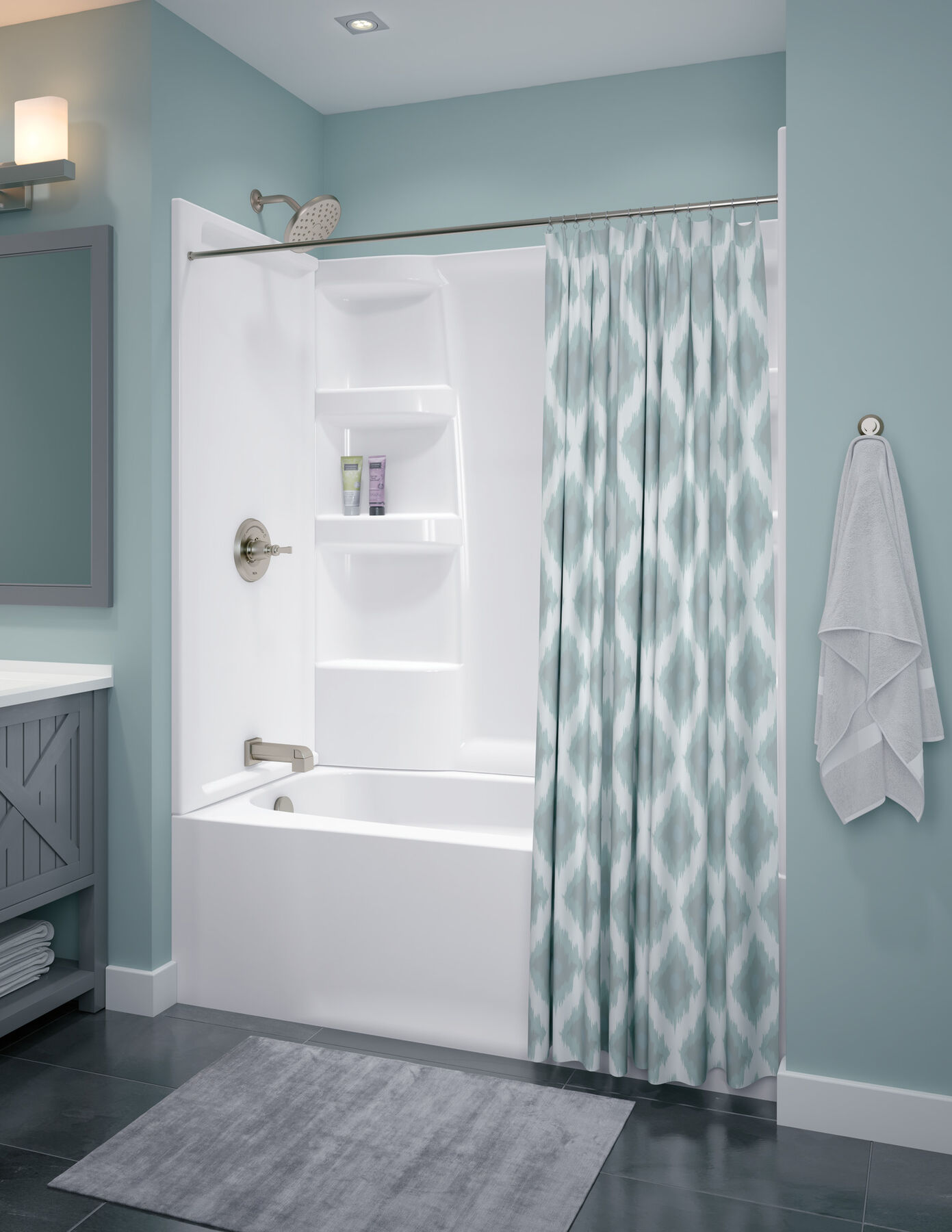 ProCrylic 60 in. x 32 in. Bathtub Surround