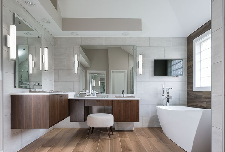 Remodeled bathroom featuring Ara Collection