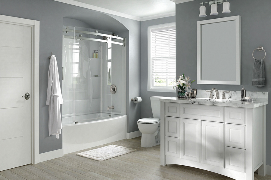 Curved Bathtub Shower Door