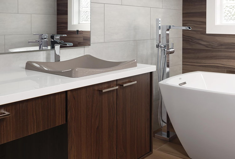 Updated bathroom with Ara faucet