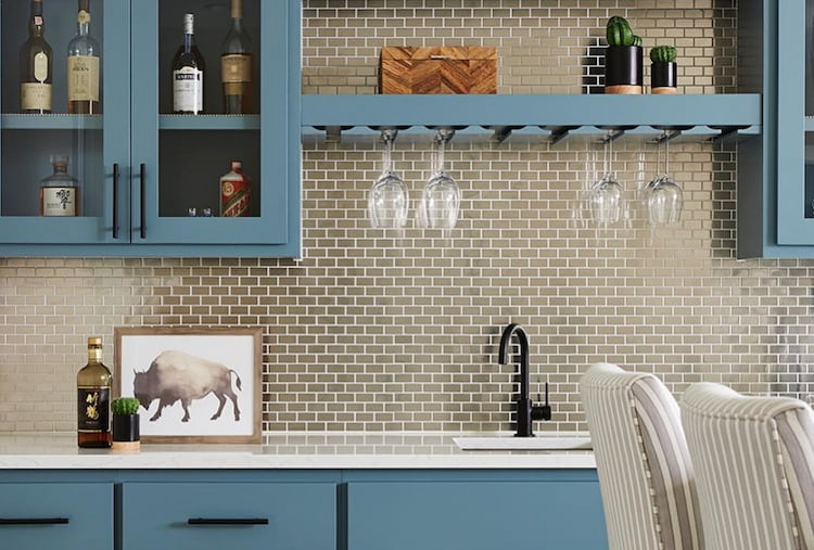 @mollyhowedesign's wet bar
