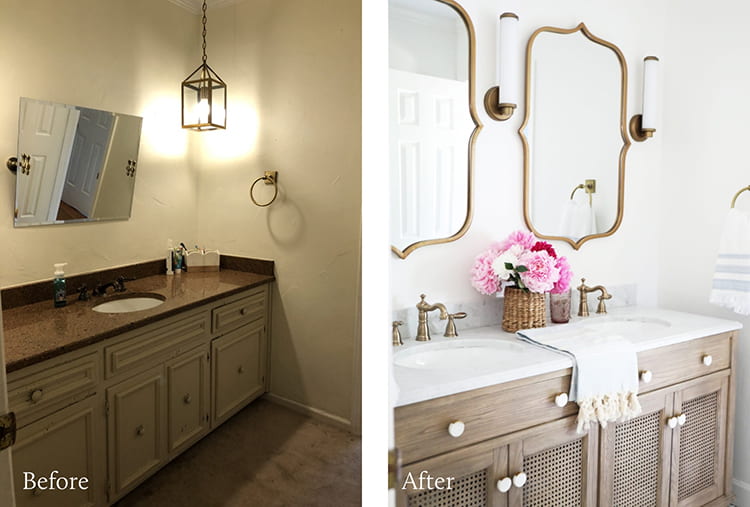 @thehandmadehome's bathroom refresh