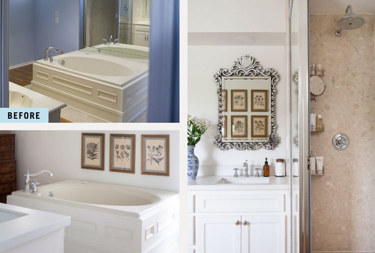 @themakerista bathroom remodel before and after