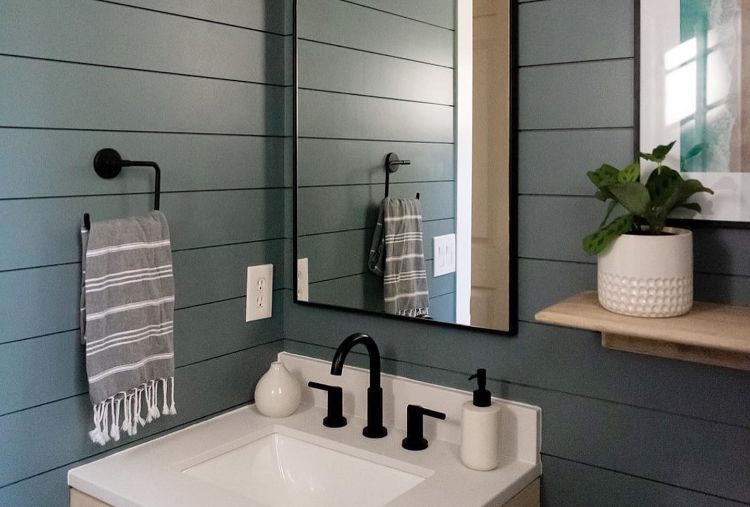 @highandtightdesign's blue shilap bathroom